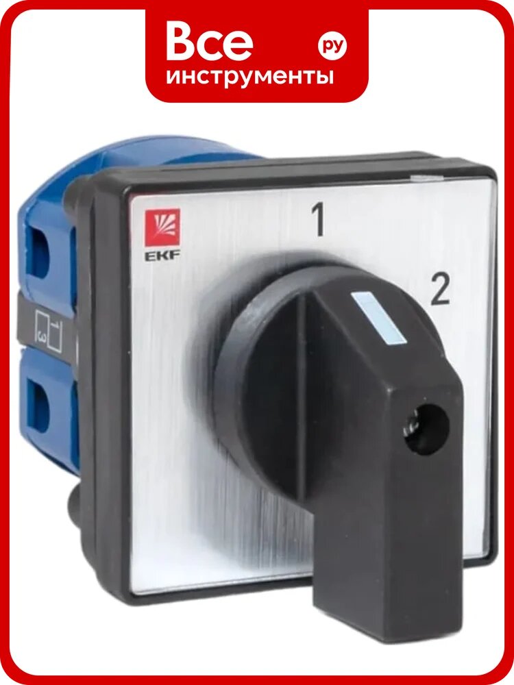Переключатель кулачковый EKF ПК-1-51 25А 1P «1-2» IP65 pk-1-51-25-65