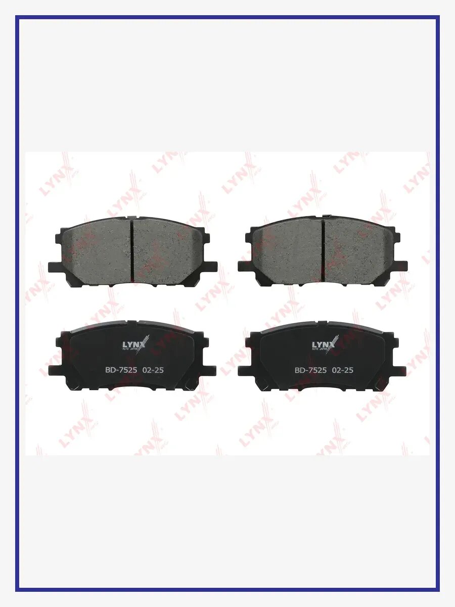 Дисковые тормозные колодки, передние, арт. BD-7525