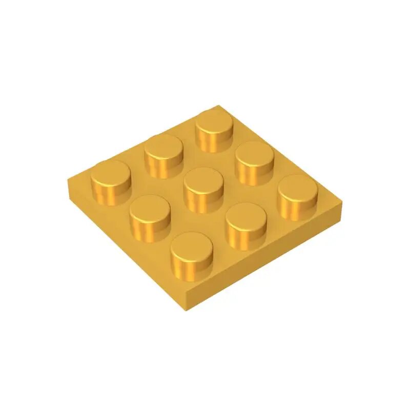 Gobricks деталь 3x3, пластик, цвет 037