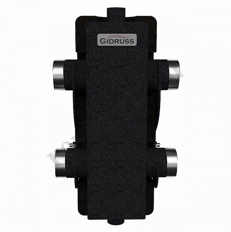 Гидрострелка в термоизоляции Gidruss GR-80-32. EPP до 80 кВт, G 1 1/4"