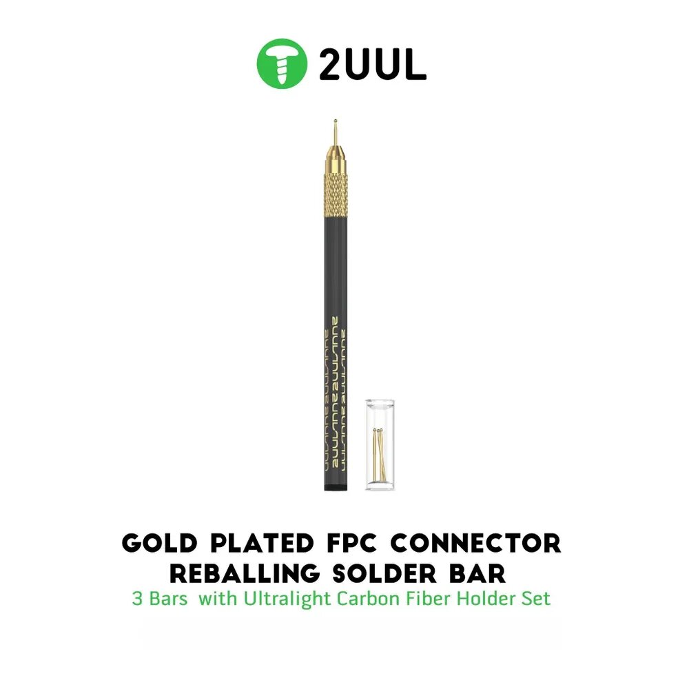 Инструмент для работы с платами 2UUL Reballing Solder Bar SC98 (шарообразный, позолоченный)