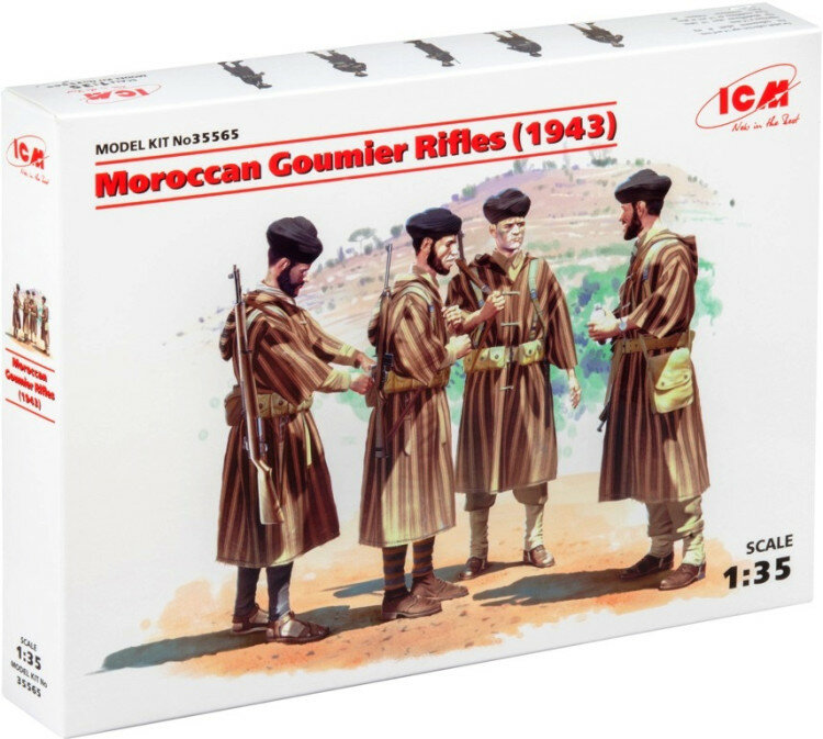 Марокканские гумьеры, 1943 г. (1/35) 35565 ICM