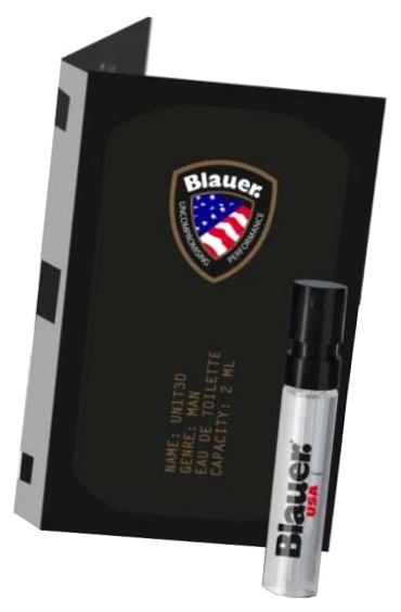 Мужской аромат Blauer Un1t3d Man 2 мл пробник - туалетная вода Блауэр Ун1т3д Мэн миниатюра