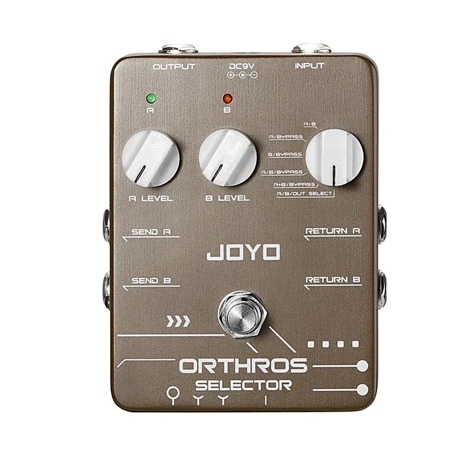 JOYO JF24 Orthros Selector Mini Pedal Педали эффектов для электрогитары