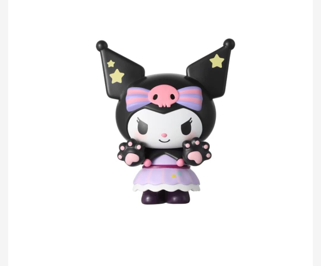 Фигурка Miniso Kuromi, коллекционная игрушка, настольный декор, открытая упаковка, не вскрыт пакет, Монстр Коготь