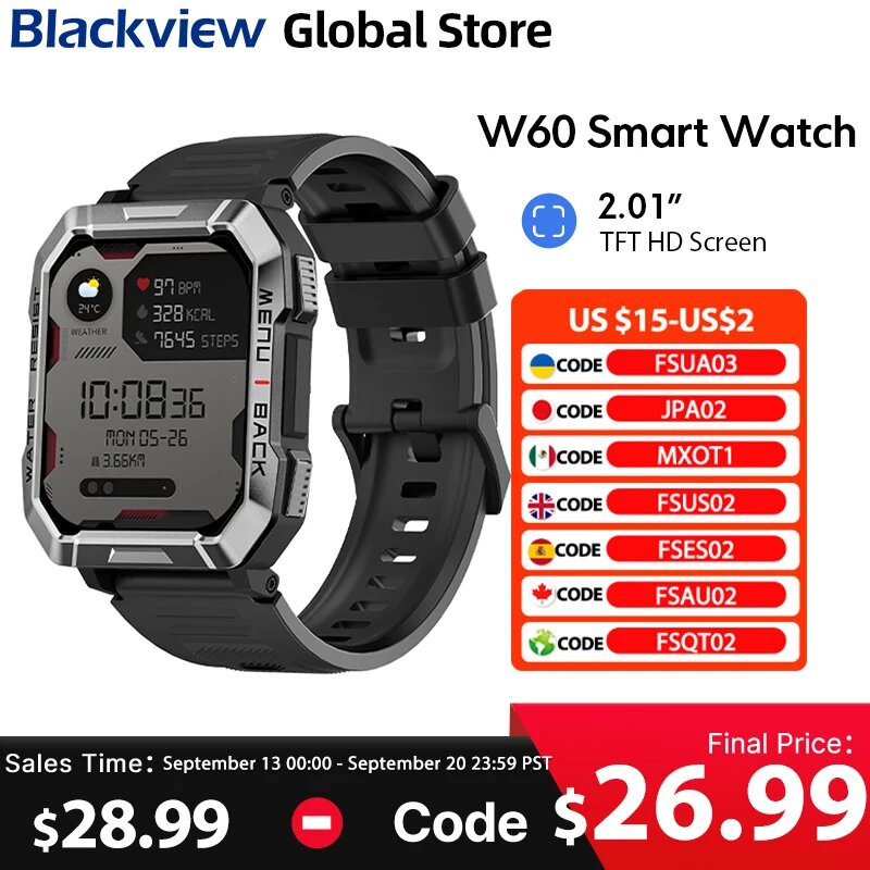 Blackview W60 смарт-часы — фото 1