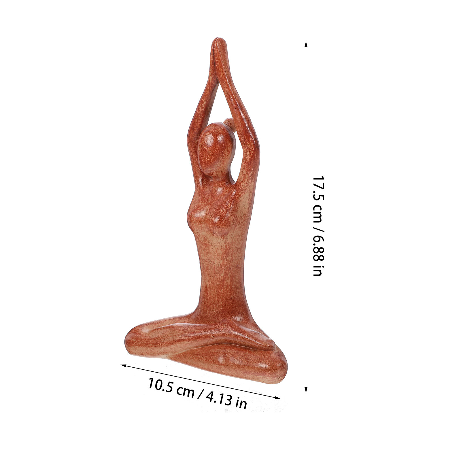 Статуэтка Йоги Минималистичный Декор Статуя Йоги 17.50X10.50X4.00CM