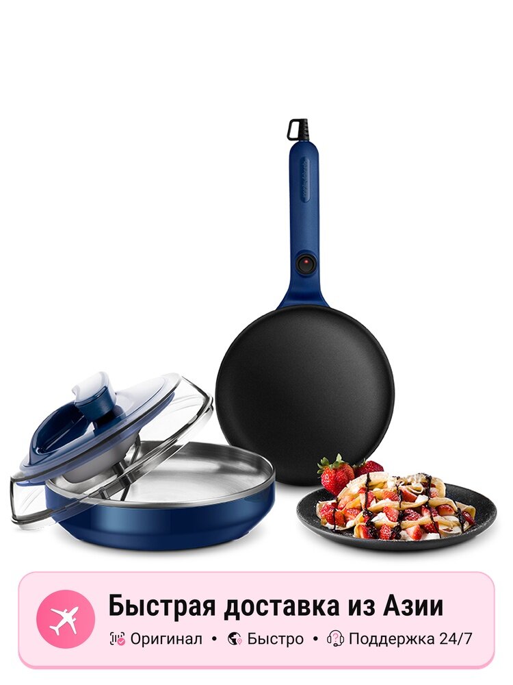 Электрические сковороды-гриль Morphy Richards, starry blue