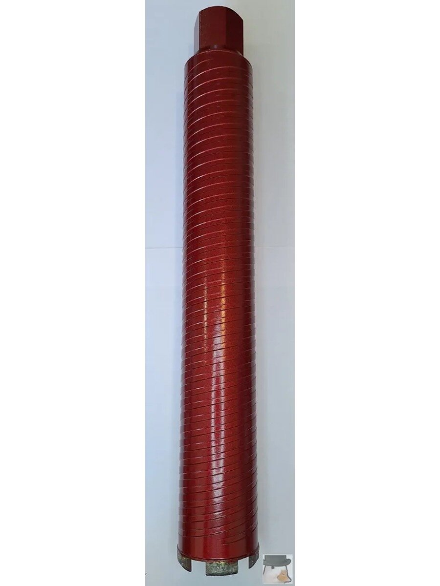 Алмазная коронка 51x450 мм, 1 1/4" UNC, сухорез