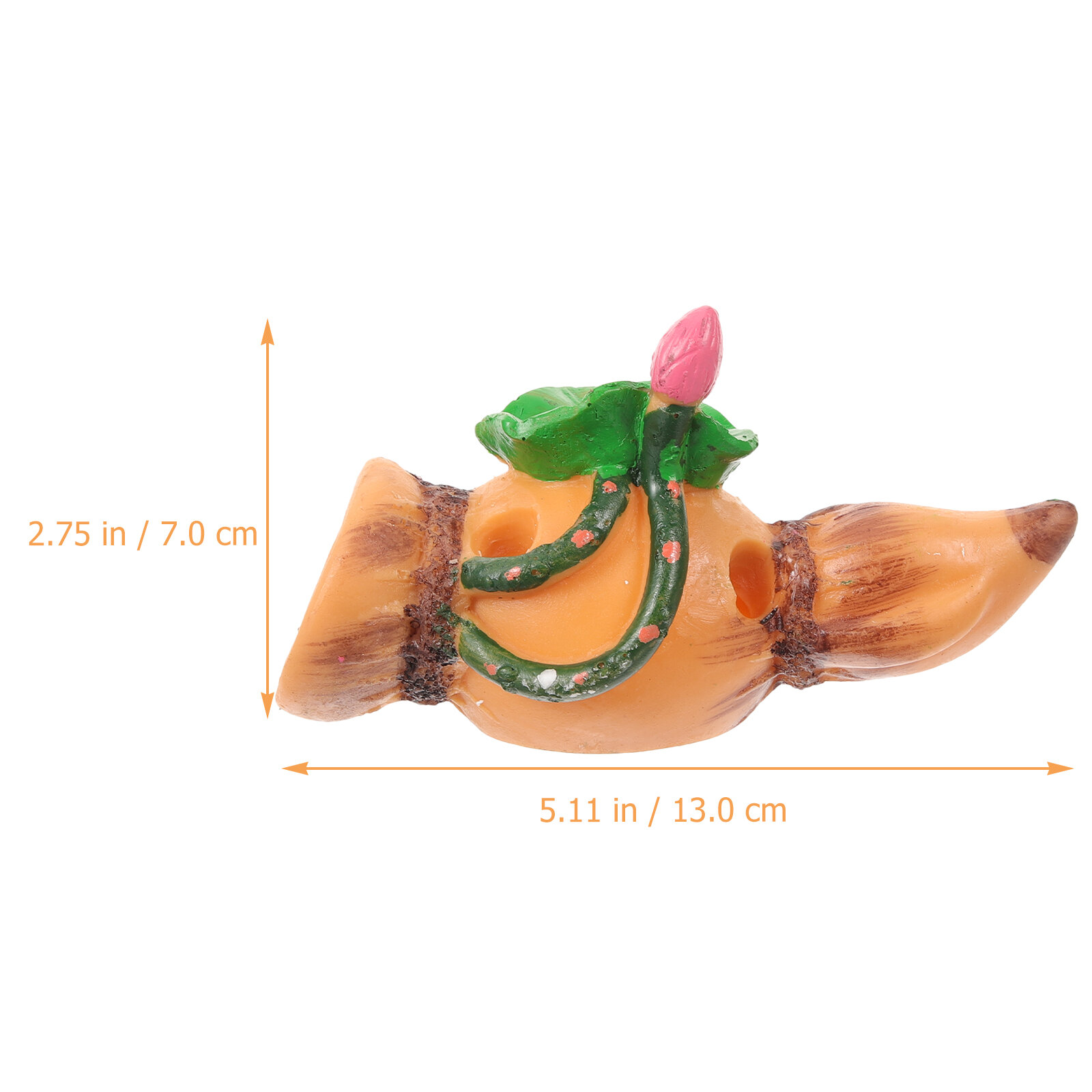 Искусственный Корень Лотоса Для Аквариума Украшение Пейзажа 13.00X7.00X5.50Cm