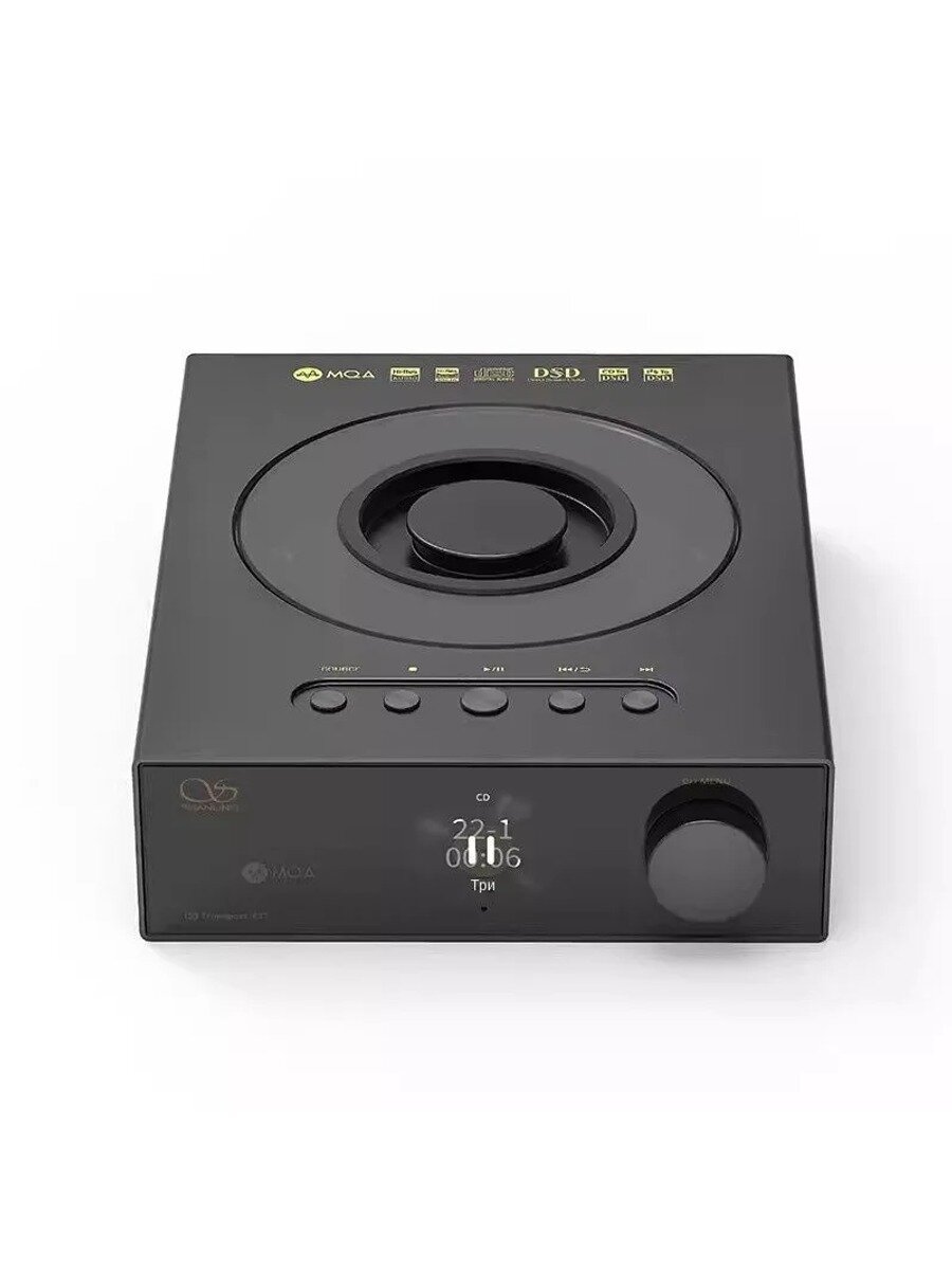CD-проигрыватель Pure CD с поддержкой MQA, верхней загрузкой, черный