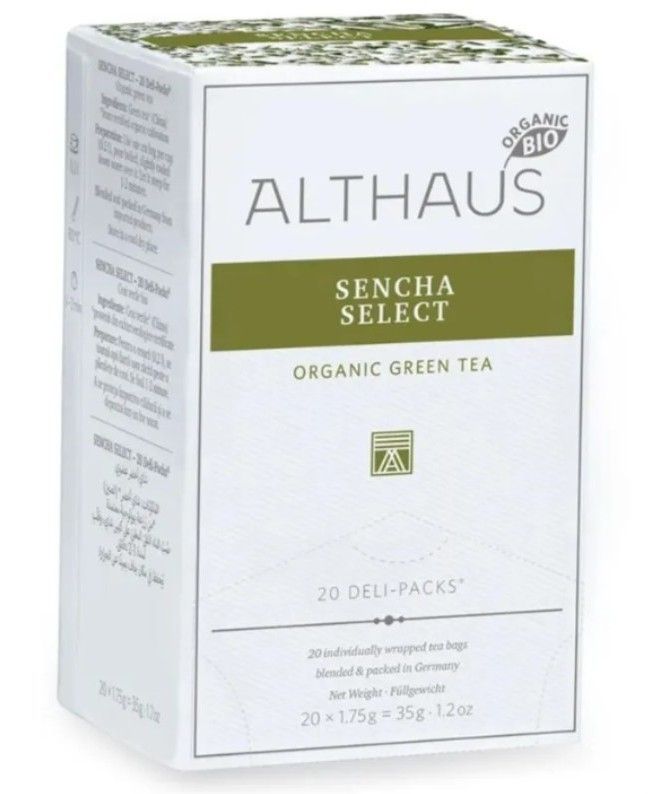 Чай Альтхаус Сенча/Althaus Sencha, в пакетиках 20х1. 75гр