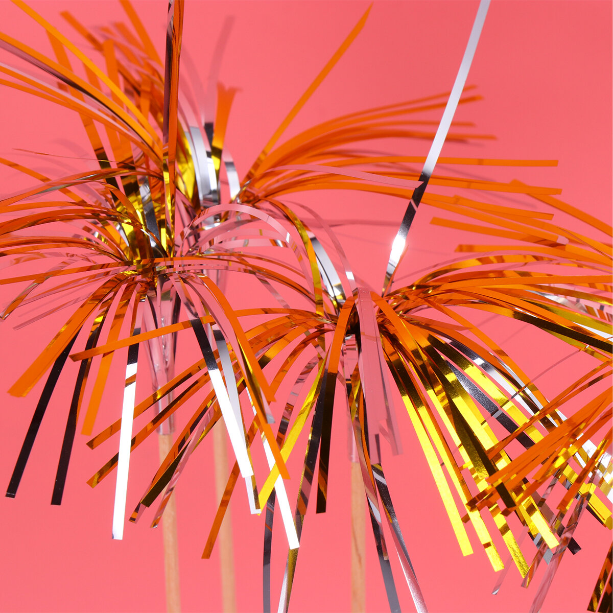 100 Штук Украшений Для Торта С Двухслойными Гирляндами Для Дня Рождения И Вечеринок Серебро 23X11CM