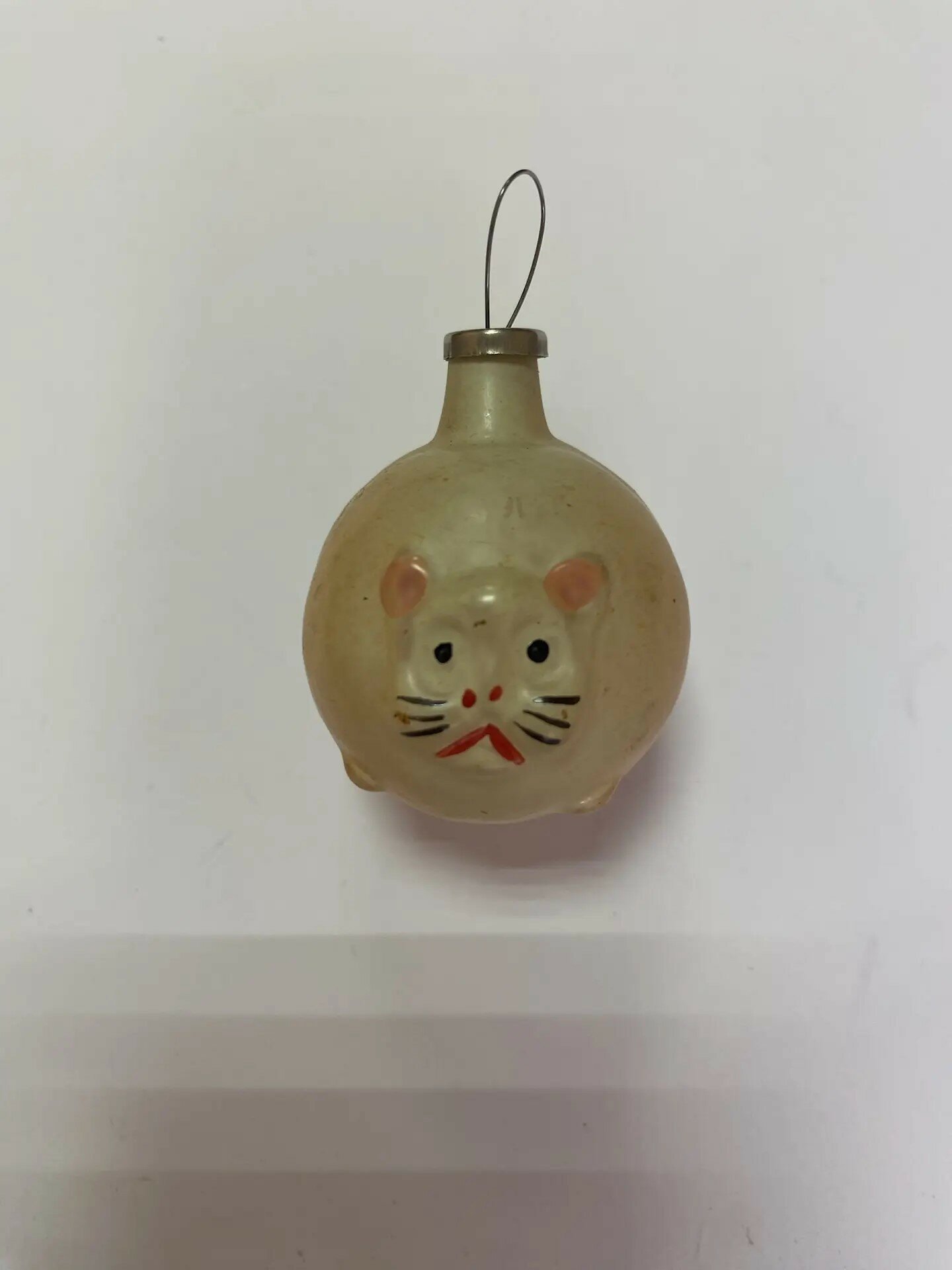 Елочная игрушка Шар-кот 4.5см