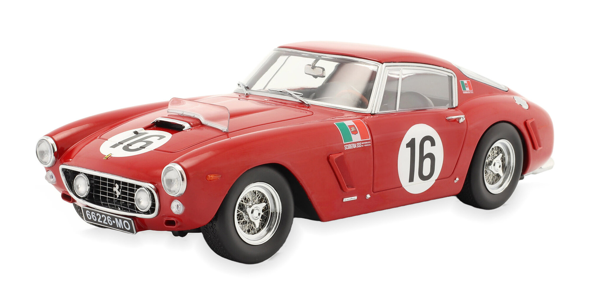 Модель коллекционная KK-SCALE Ferrari 250 gt swb competizione no 16 24H le mans 1961