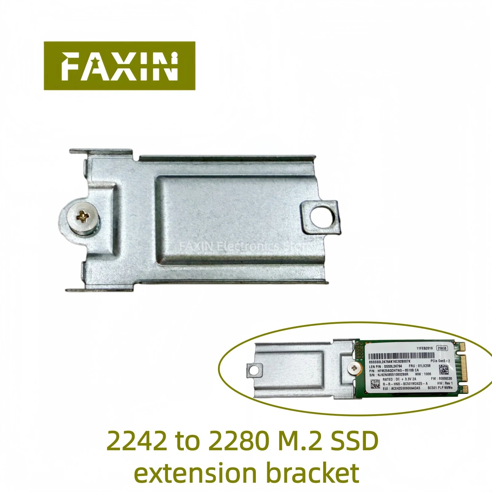 Адаптер M.2 2242 на 2280 SNLONEVO, 1pc