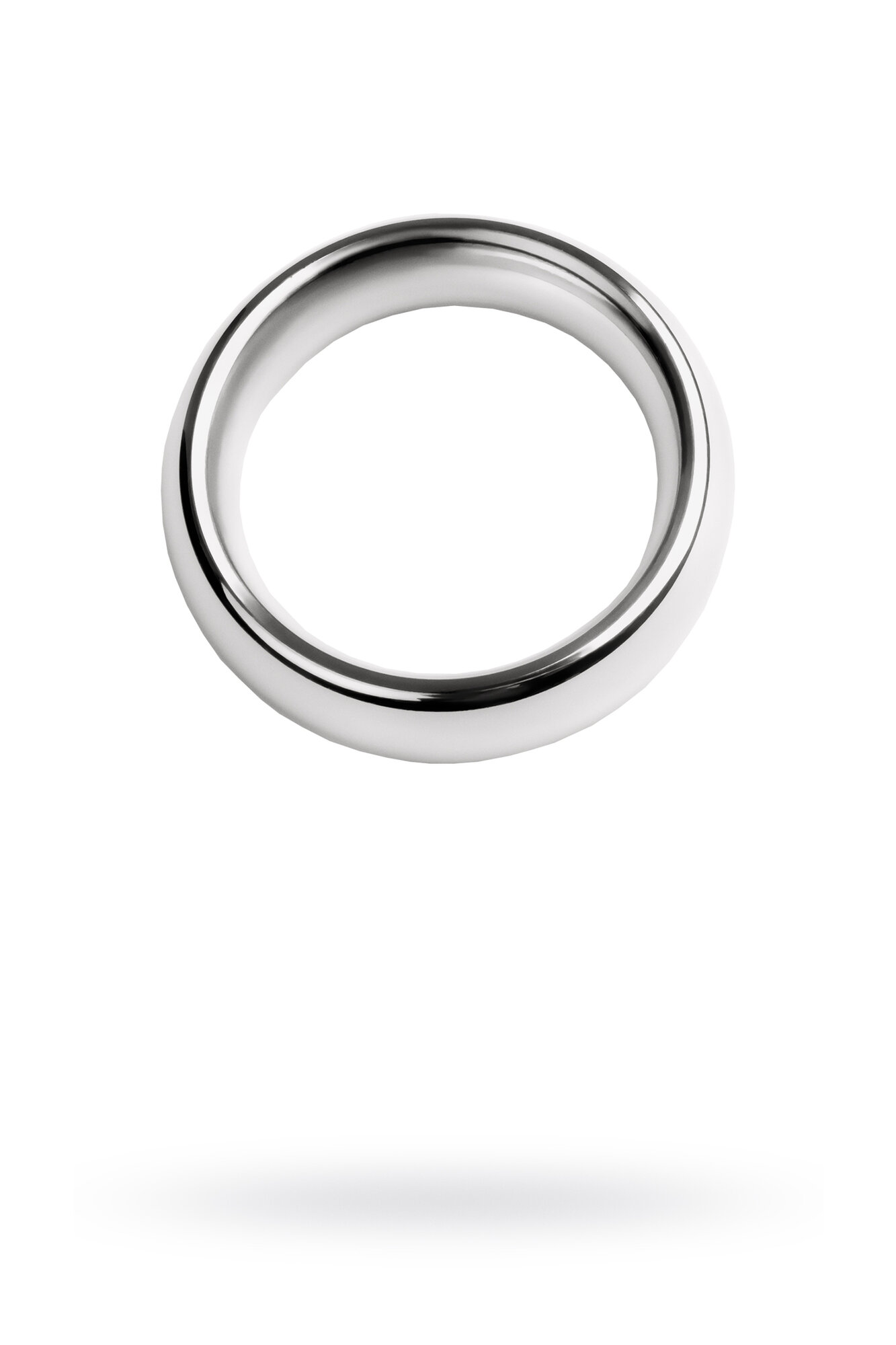 Кольцо на пенис Toyfa Metal, серебристое, для уверенности и комфорта