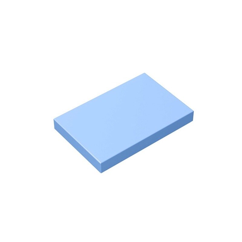 Гладкие панели конструктора 2x3, розово-голубые, 50 г (ок. 70 шт.), модель 26603