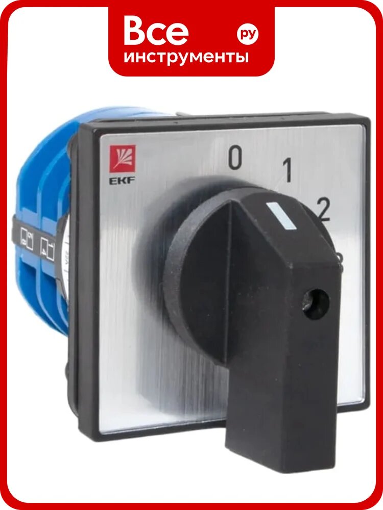 Переключатель кулачковый EKF ПК-1-101 32А 1P «0-1-2-3» IP65 pk-1-101-32-65