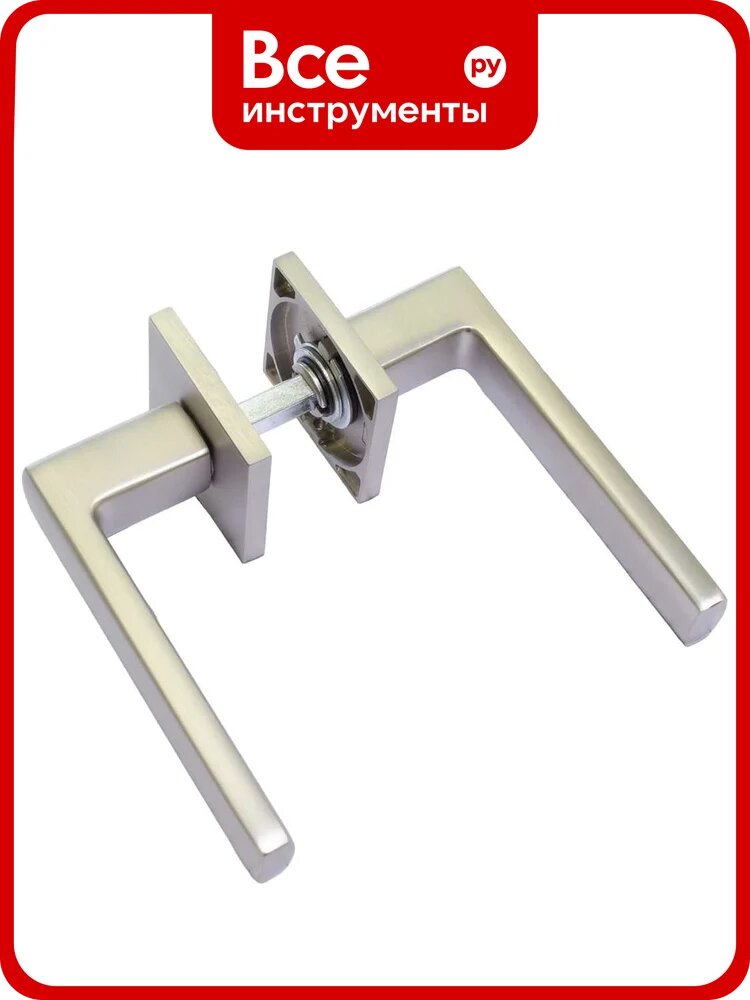 Ручка Doorlock DL Stone A43S Slim MBSN матовый никель, квадратная розетка, толщина двери 35-55 мм 73246
