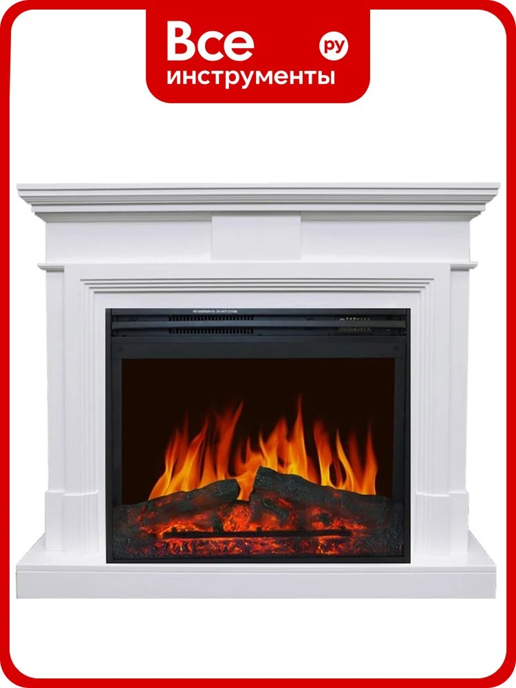 Каминокомплект Royal Flame Сoventry (белый) портал и очаг jupiter fx new 64947688