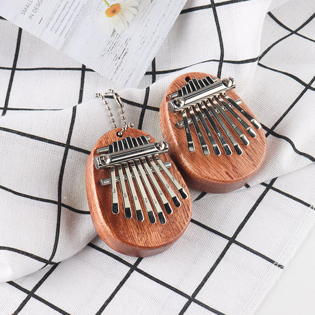 Kalimba Из Превосходной Древесины С Четким Звуком И Уникальным Внешним Видом 7X4Cm