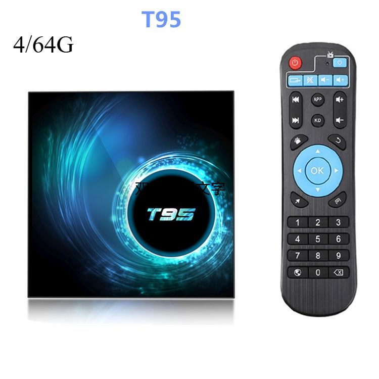 ТВ приставка T95 на Android 10: H616, 4+128GB, WiFi, BT (tvbox)