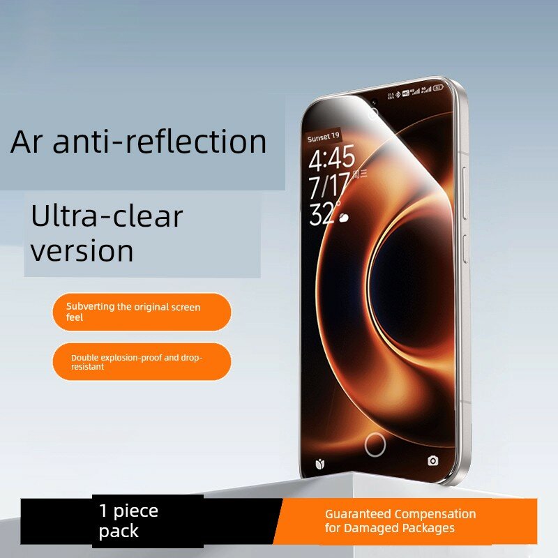 Xiaomi 17 Pro Max AR Anti-Glare Ultra Clear 3D Curved Edge Screen Protector, 1 Sheet, Enhanced Clarity and