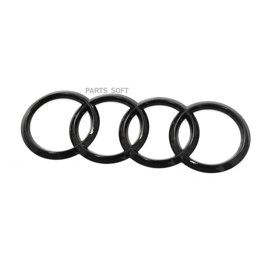 Эмблема AUDI, Ч рный блестящий от официального дистрибьютора, VAG, артикул 4N0853742AT94