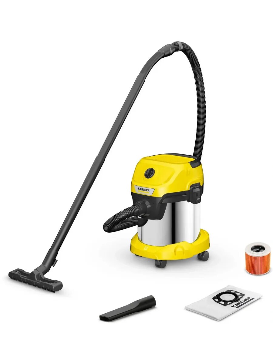 Строительный пылесос Karcher WD 3 S V-15/4/20 (1.628.-138.0)