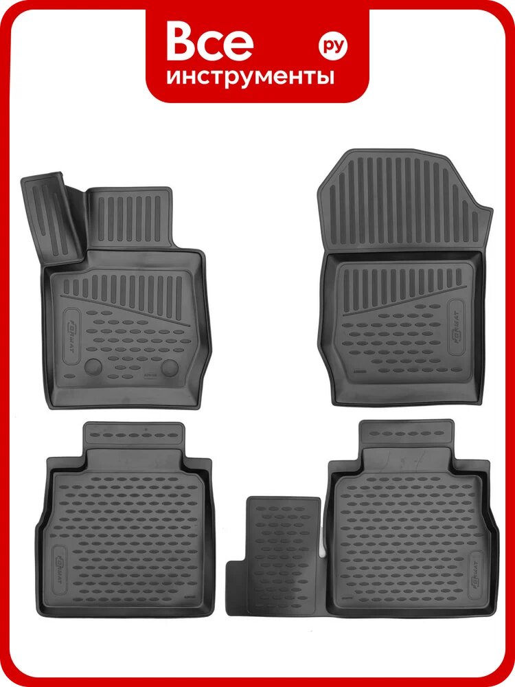 Коврики в салон FORMAT 3D GREAT WALL Poer, 2020->, 4 шт. FORMAT.3DAN0088210k