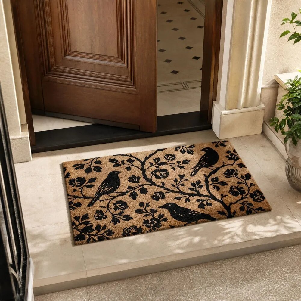 Deneman Коврик придверный 75x120 см праздничный разноцветный