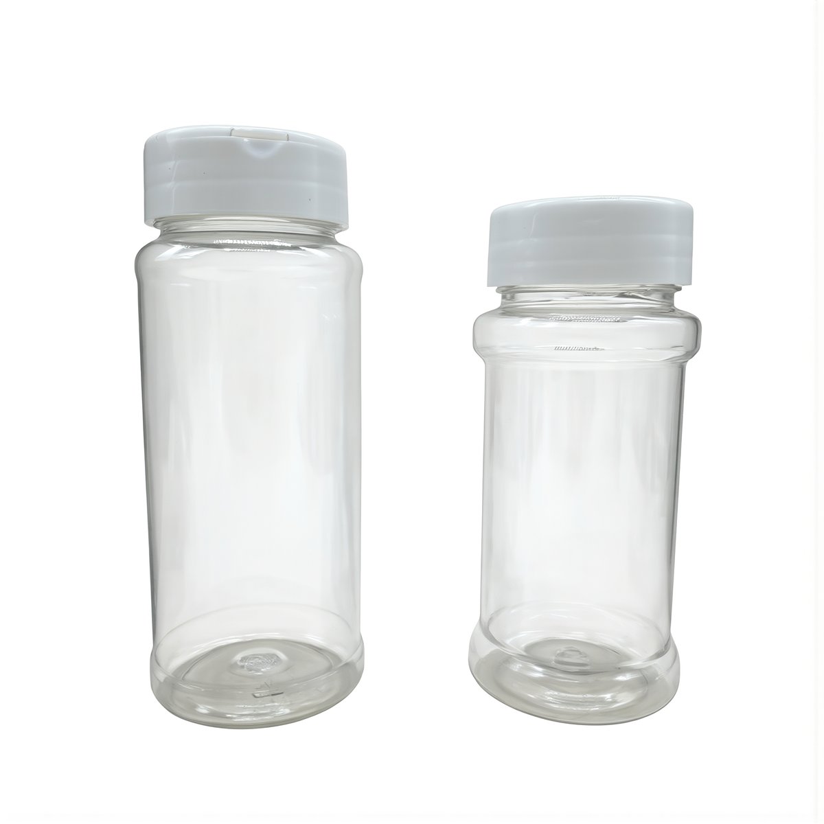 Прозрачный пластик тары для специй 100мл 150мл двух объемов с откидной крышкой для хранения перца и приправ