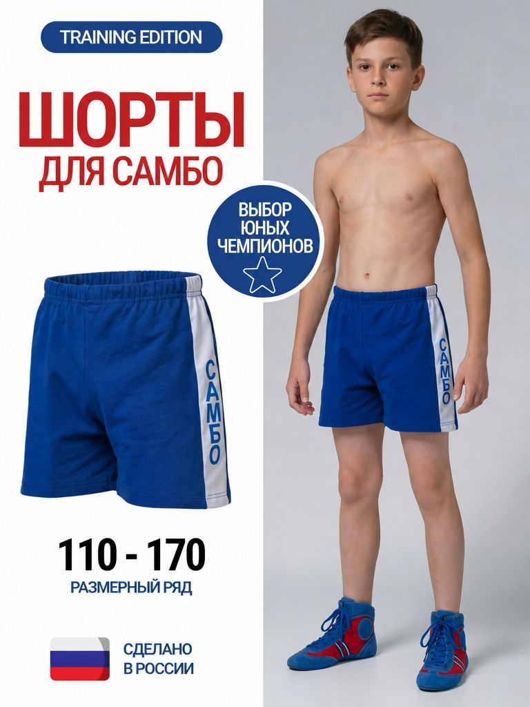 Шорты для самбо Lebro Sport спортивные