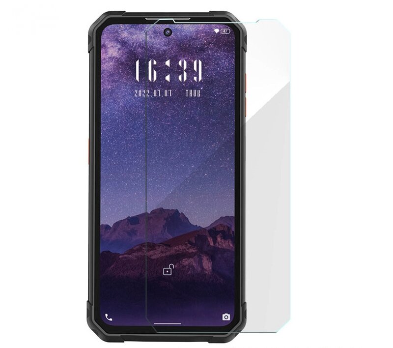 Защитное стекло MyPads Forti Glass для Oukitel WP19 и WP19 Pro с олеофобным покрытием