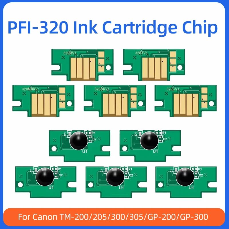 Чип картриджа PFI-320MBK для Canon imagePROGRAF