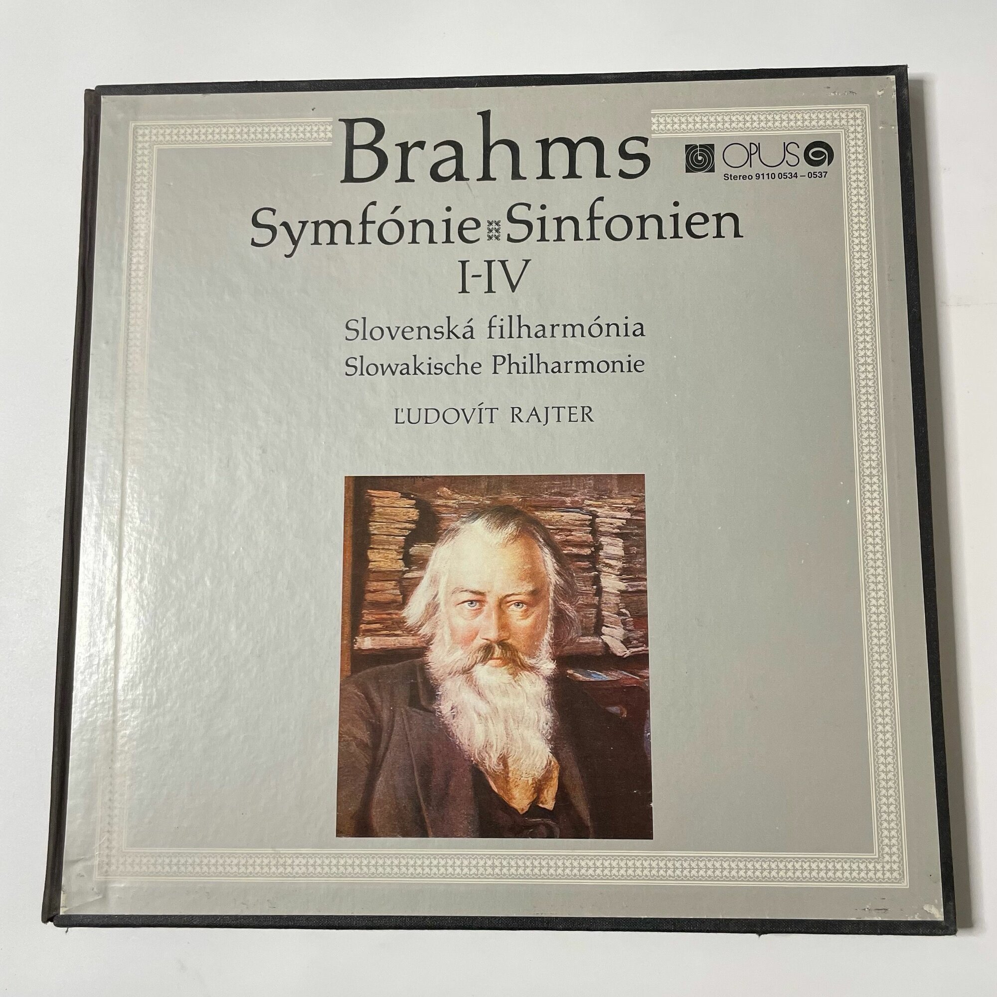 Винтажная виниловая пластинка LP Brahms Брамс Симфонии Sinfonien I IV (Чехословакия 1978)
