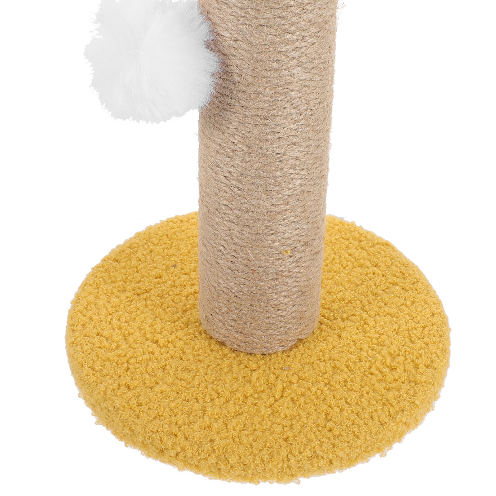 Вертикальный Когтеточка Для Кошек Устойчивая И Прочная Без Осыпания Цвет Yellow Размер 22.50X18.00X18.00Cm