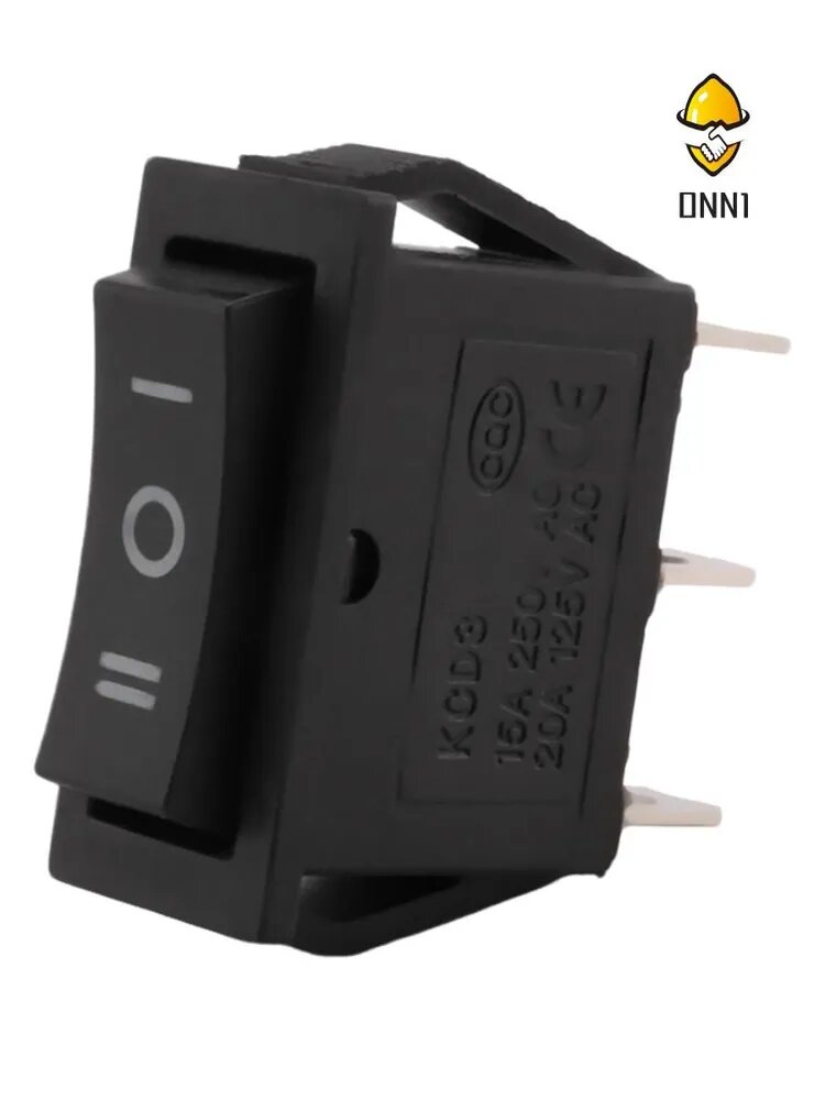 AC15A/250V 20A/125V 3-контактный SPDT ON-OFF-ON 3-позиционный кулисный переключатель