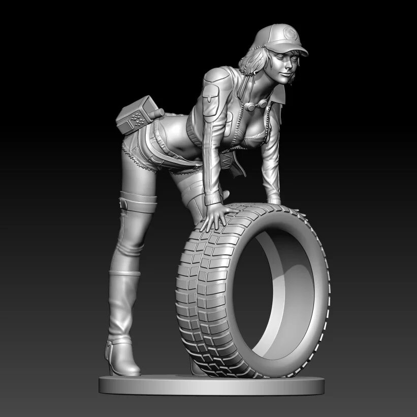 Набор модели смоляной фигурки девушки для сборки 1/18 1/24 1-24