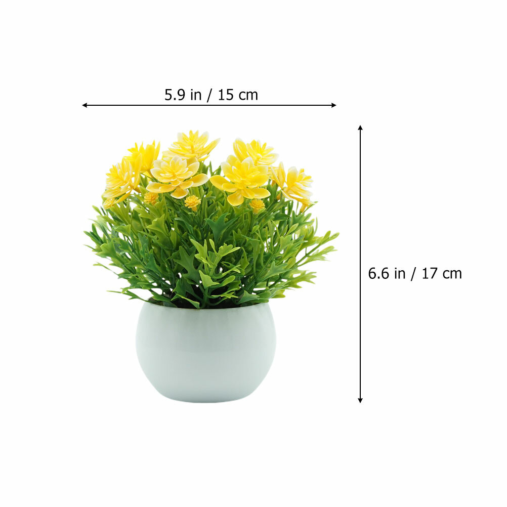 2 Штук Искусственные Бонсай Декоративные Элементы Уюта 17X15X15CM
