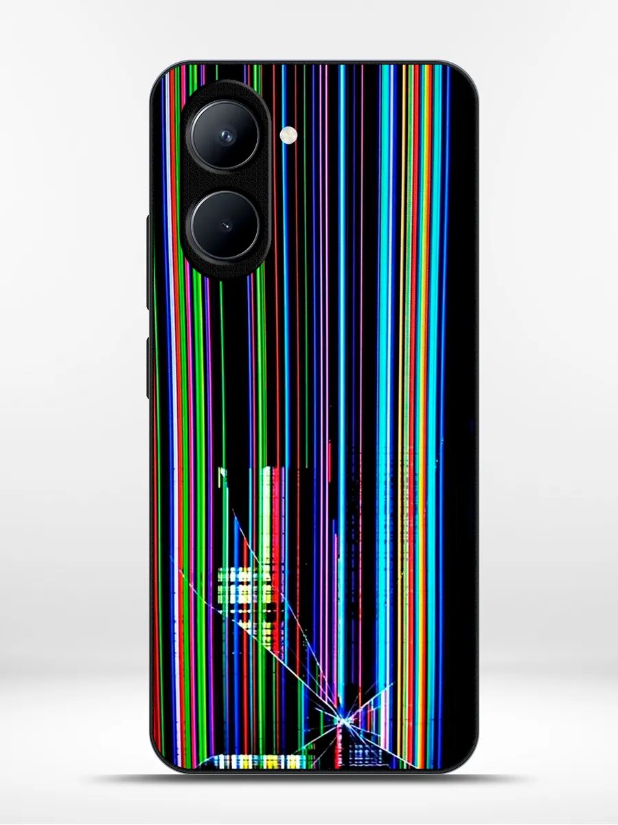 Чехол на Realme C33 Экран с трещиной
