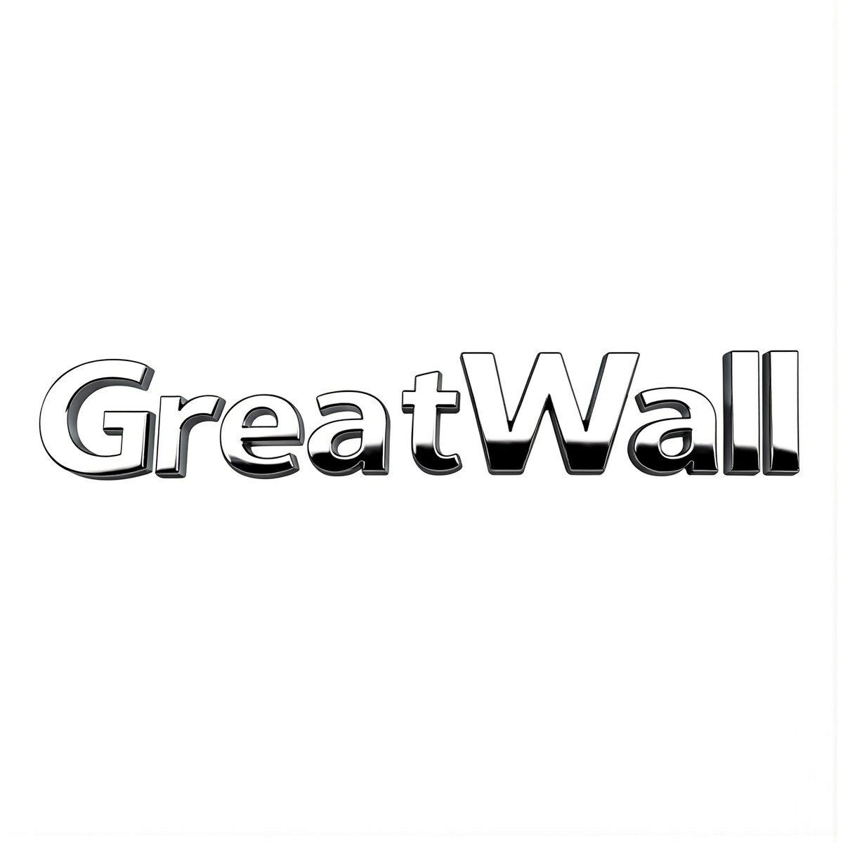 Металлическая 3D наклейка с надписью GreatWall эмблема для кроссовера Вэй VV7S тюнинг внешний
