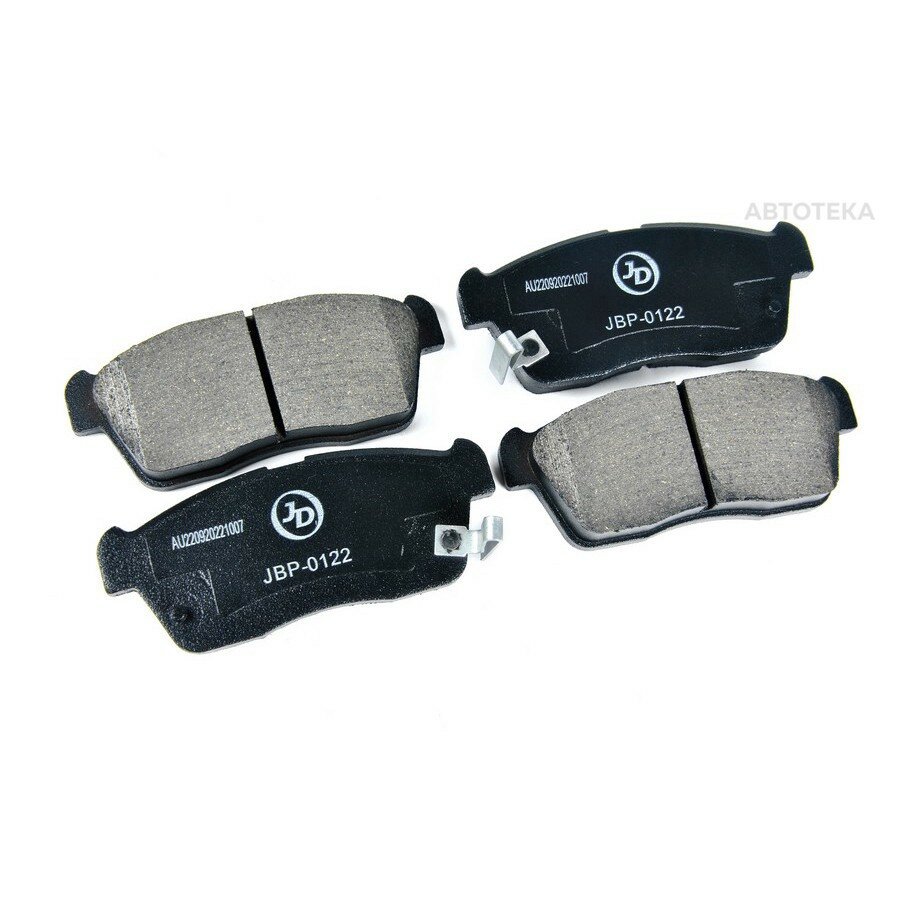 Колодки тормозные передние D9029M JUST DRIVE JBP0122 SZ Swift HT51S/81S 00-, Cruze HR51S/52S/81S/82S 01-, Every Plus/Every Landy DA32W 99-; TO Duet M101A/M111A 01-04, bB QNC20/21/25 05-; DA Copen L880.