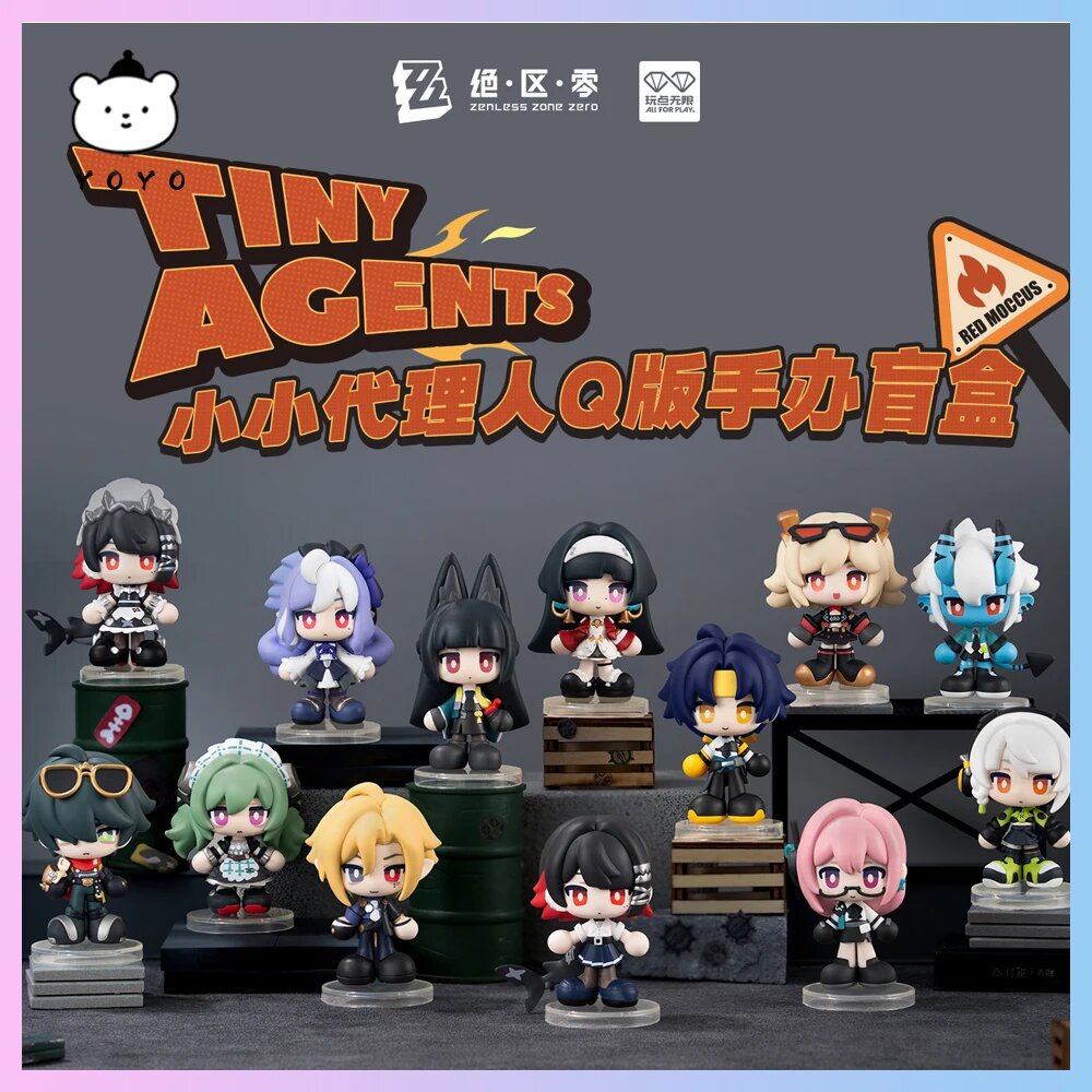 Коллекционные фигурки Tiny Agents Zenless Zone Zero Bruco G