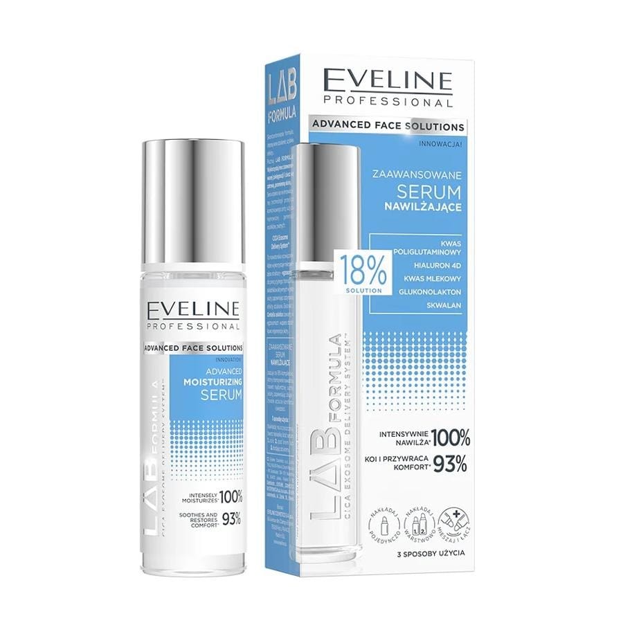 Сыворотка для ухода за кожей Eveline Cosmetics LAB Formula увлажняющая, 30 мл