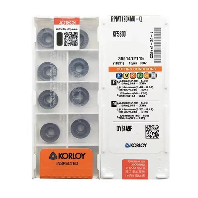 Фреза KORLOY RPMT08T2MOE PC5300 KF5800 10T3M0-Q 1204M0