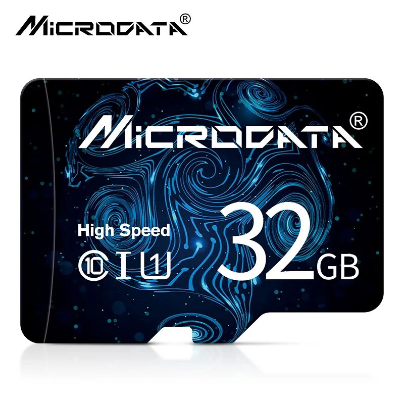 MicroDATA карта памяти MicroSD 32GB, Синий