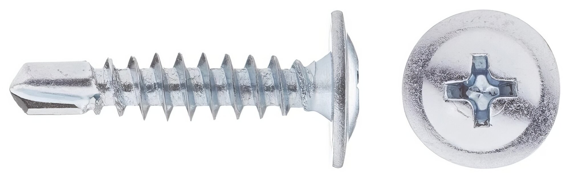 Саморезы клопы 19x4,2 мм с буром (200 шт.)
