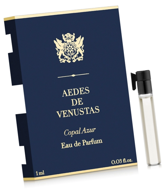 Парфюмерная вода Aedes De Venustas Copal Azur пробник 1 / Аедес Де Венустас Копал Азур миниатюра аромата